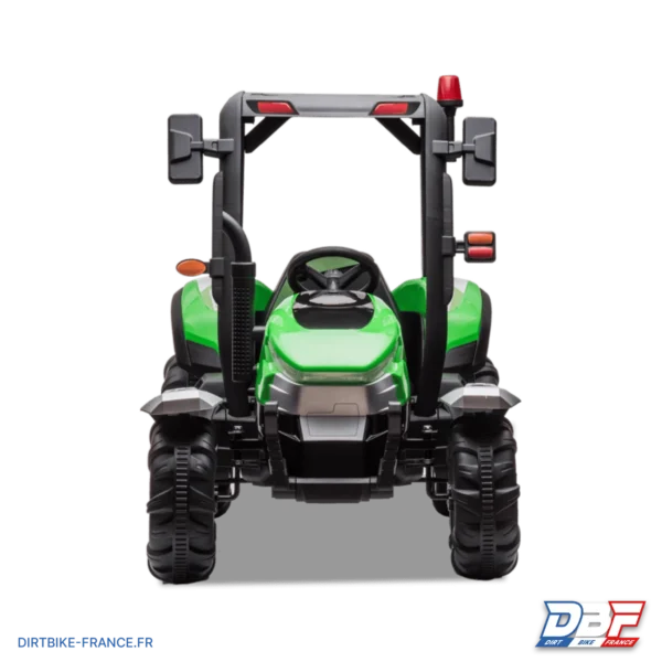 Tracteur enfant électrique agricole xl avec remorque Vert, photo 2 sur Dirt Bike France