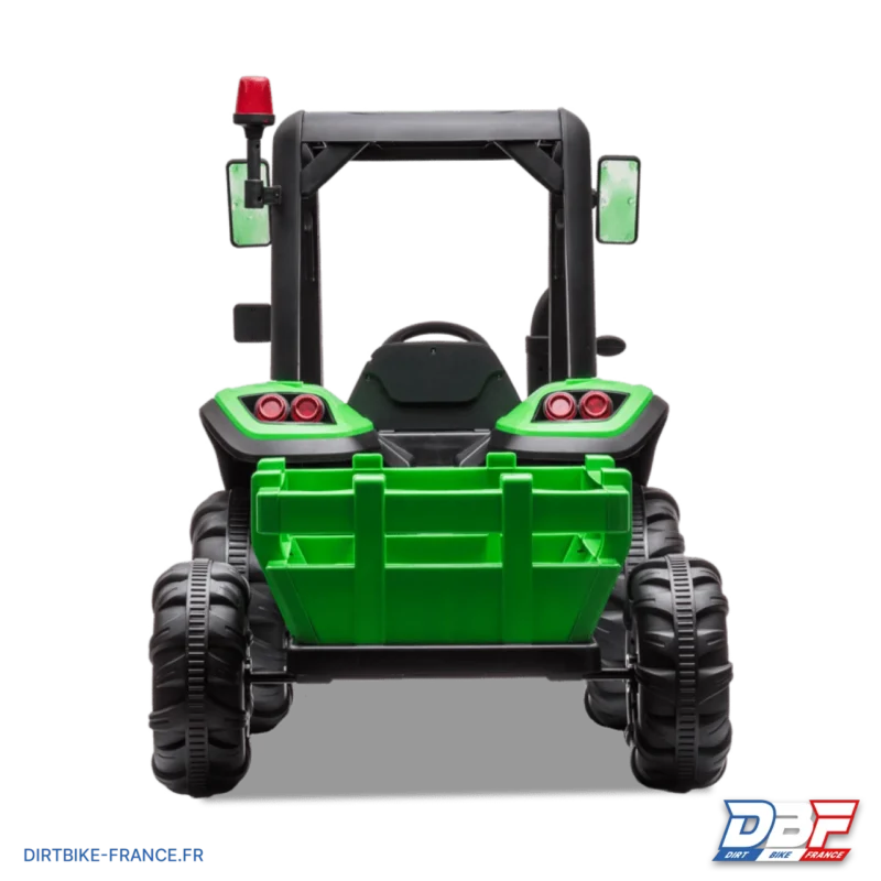 Tracteur enfant électrique agricole xl avec remorque Vert, Dirt Bike France - Photo N°7