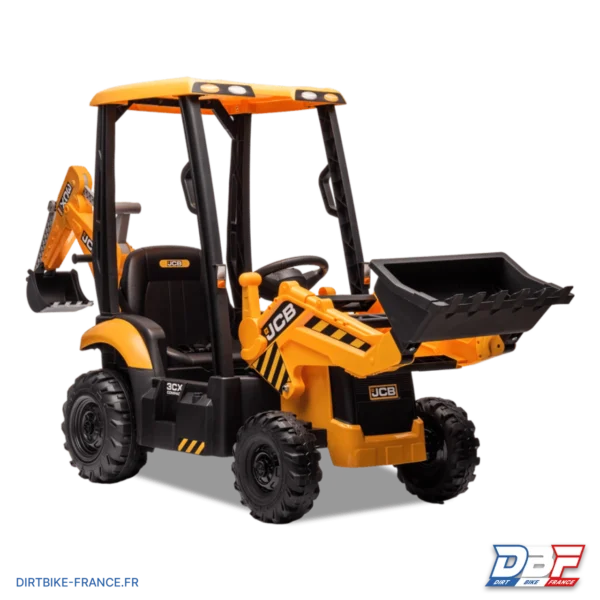 Tractopelle électrique enfant jcb 12v Jaune, photo 1 sur Dirt Bike France