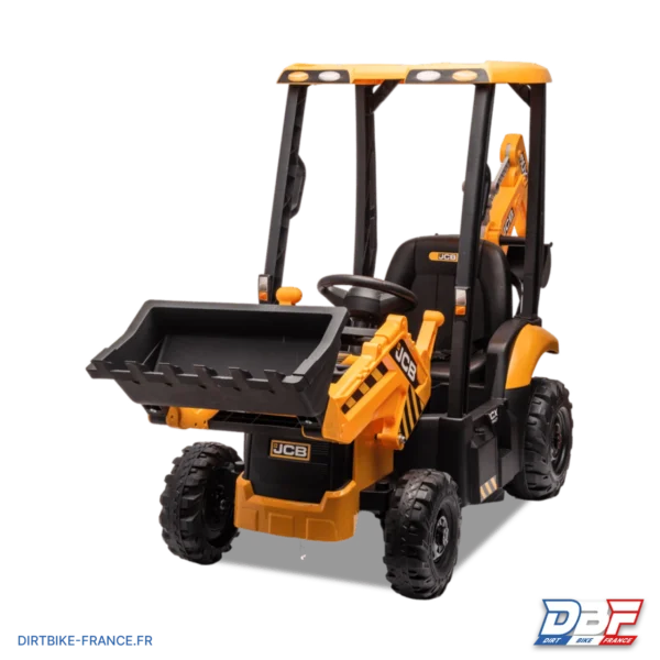 Tractopelle électrique enfant jcb 12v Jaune, photo 2 sur Dirt Bike France