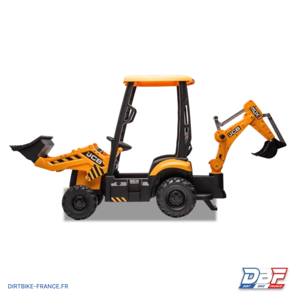 Tractopelle électrique enfant jcb 12v Jaune, photo 4 sur Dirt Bike France