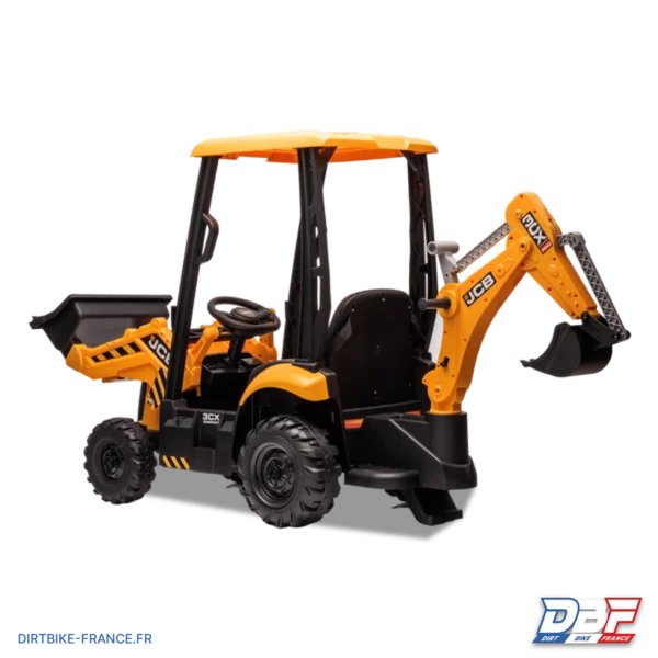 Tractopelle électrique enfant jcb 12v Jaune, photo 5 sur Dirt Bike France