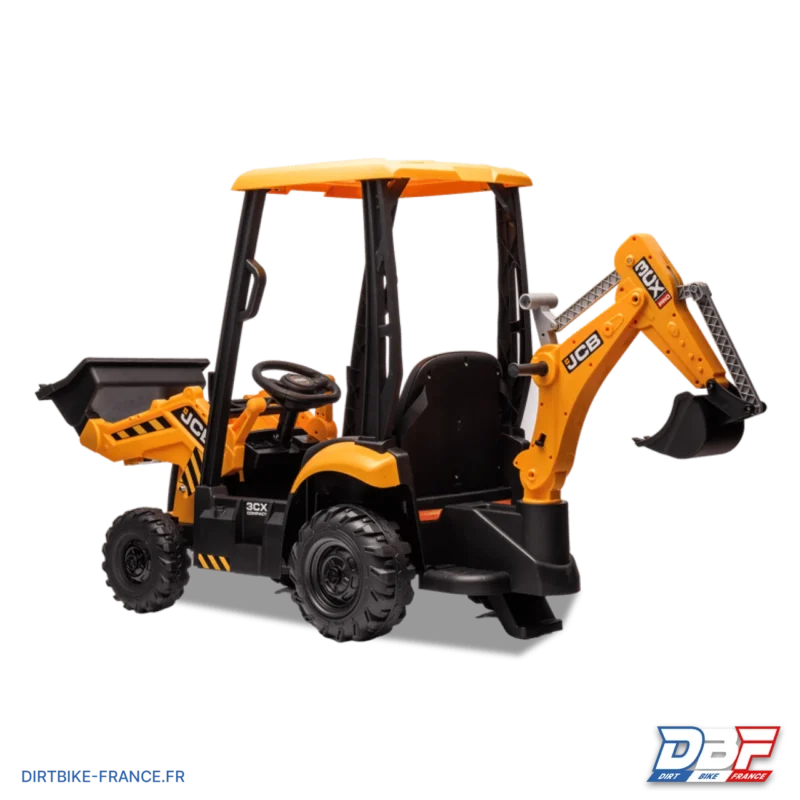 Tractopelle électrique enfant jcb 12v Jaune, Dirt Bike France - Photo N°5