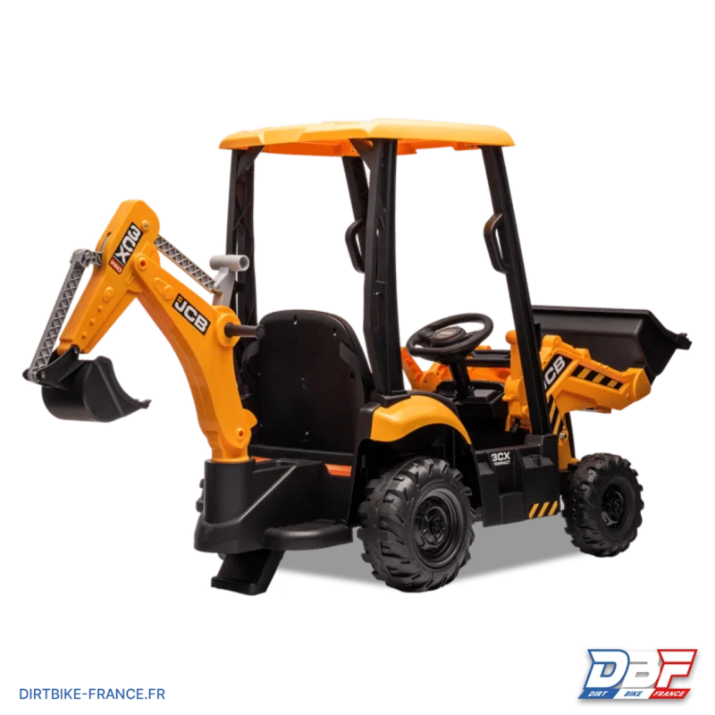 Tractopelle électrique enfant jcb 12v Jaune, Dirt Bike France - Photo N°6