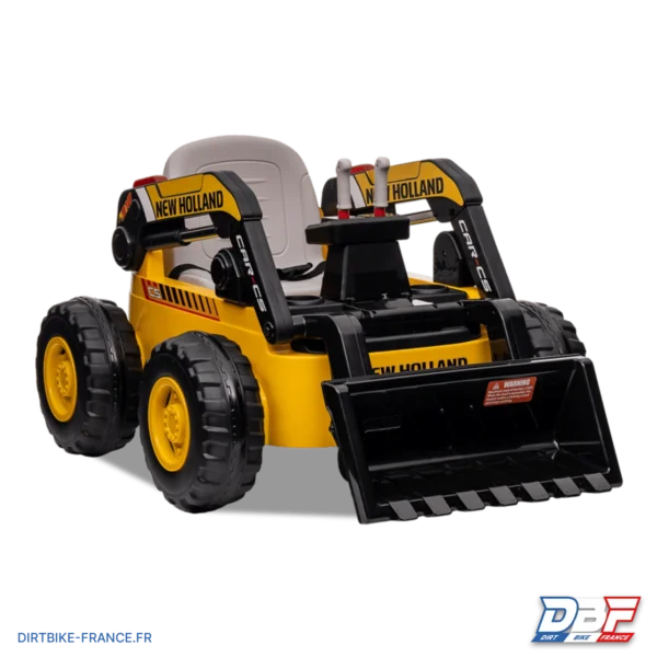 Tractopelle électrique enfant new holland CS L318 Jaune, photo 1 sur Dirt Bike France