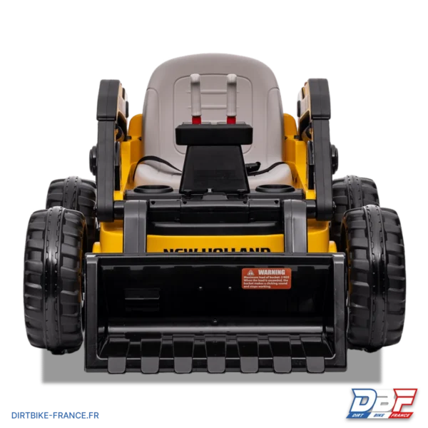 Tractopelle électrique enfant new holland CS L318 Jaune, photo 3 sur Dirt Bike France