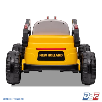 Tractopelle électrique enfant new holland CS L318 Jaune, photo 4 sur Dirt Bike France