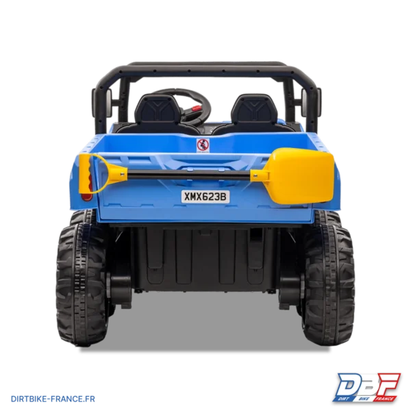 Utilitaire électrique enfant 6x6 avec benne basculante Bleu, photo 4 sur Dirt Bike France