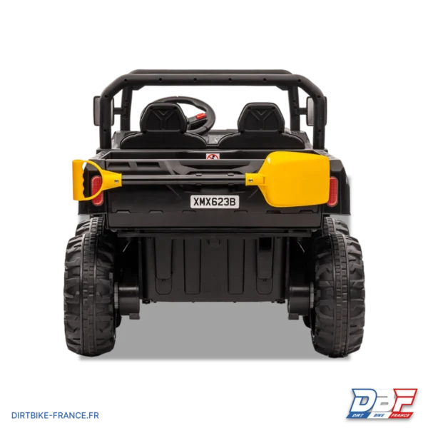 Utilitaire électrique enfant 6x6 avec benne basculante Noir, photo 6 sur Dirt Bike France