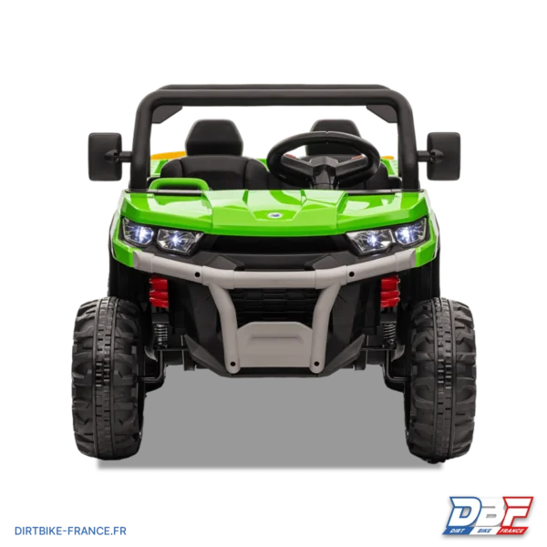 Utilitaire électrique enfant 6x6 avec benne basculante Vert, photo 3 sur Dirt Bike France