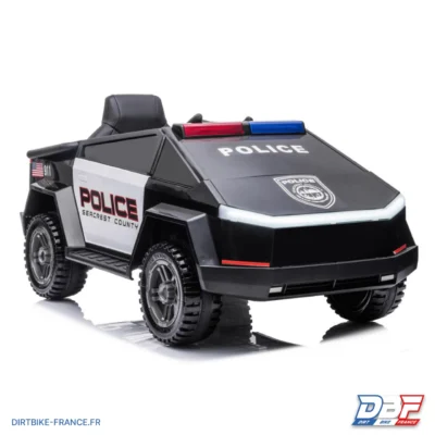 Voiture électrique enfant 12V, Tesla Cybertruck Police, photo 2 sur Dirt Bike France