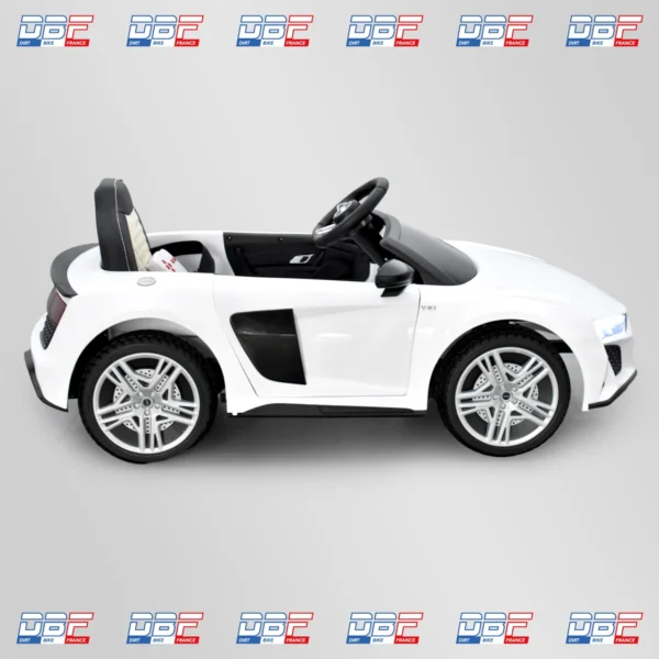 Audi R8 Performance 12 Volts blanc ibis, voiture électrique pour