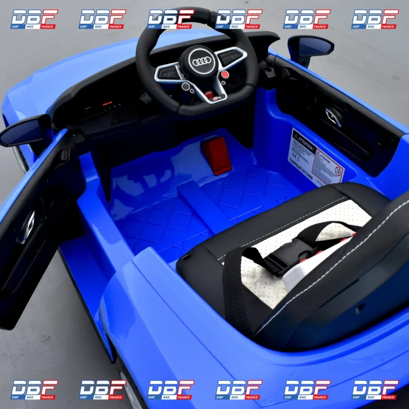 Voiture électrique enfant audi r8 performance 12v Bleu, Dirt Bike France - Photo N°12