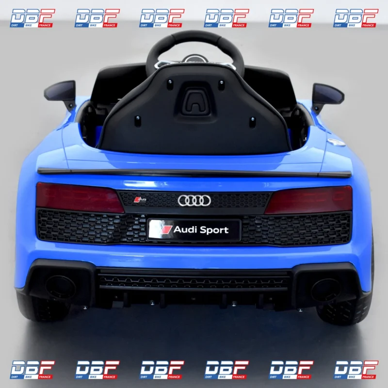 Voiture électrique enfant audi r8 performance 12v Bleu, Dirt Bike France - Photo N°2