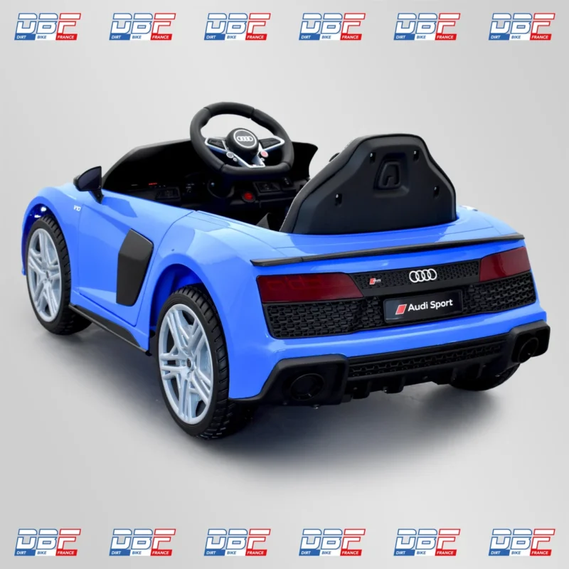 Voiture électrique enfant audi r8 performance 12v Bleu, Dirt Bike France - Photo N°4