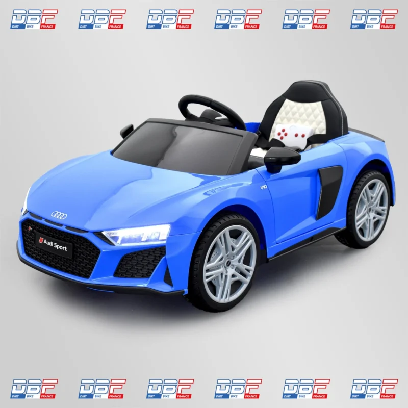 Voiture électrique enfant audi r8 performance 12v Bleu, Dirt Bike France - Photo N°6