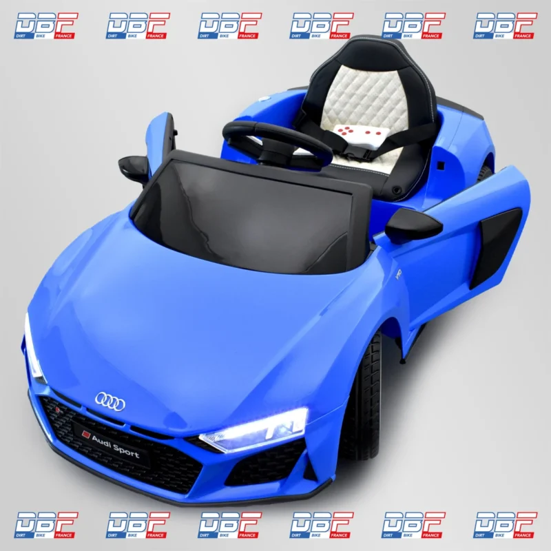 Voiture électrique enfant audi r8 performance 12v Bleu, Dirt Bike France - Photo N°8