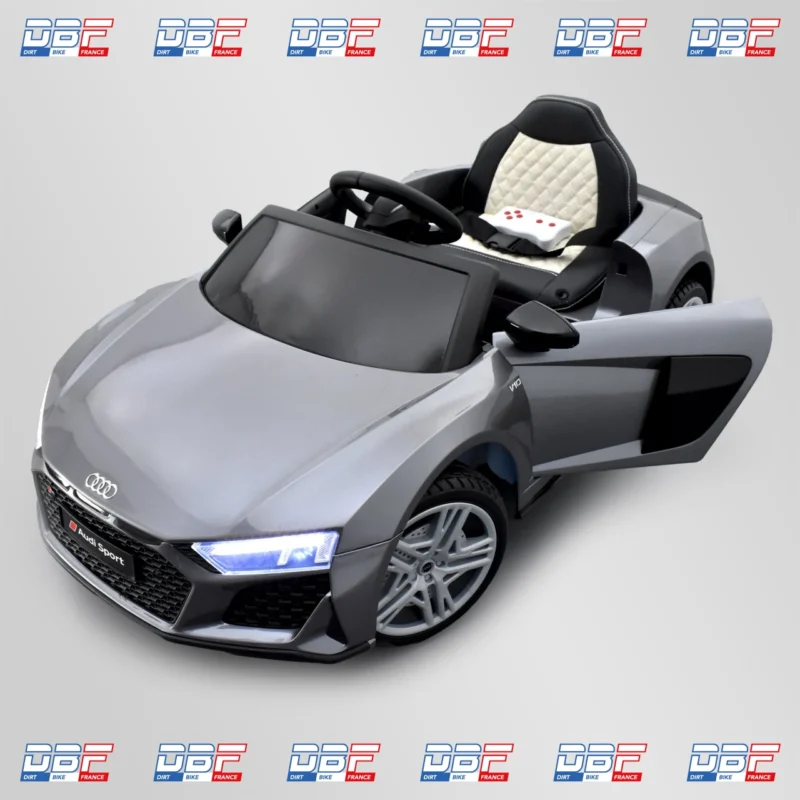 Voiture électrique enfant audi r8 performance 12v Gris, Dirt Bike France - Photo N°8