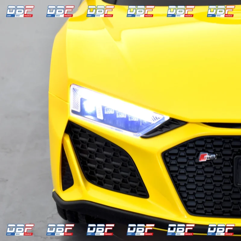 Voiture électrique enfant audi r8 performance 12v Jaune, Dirt Bike France - Photo N°13