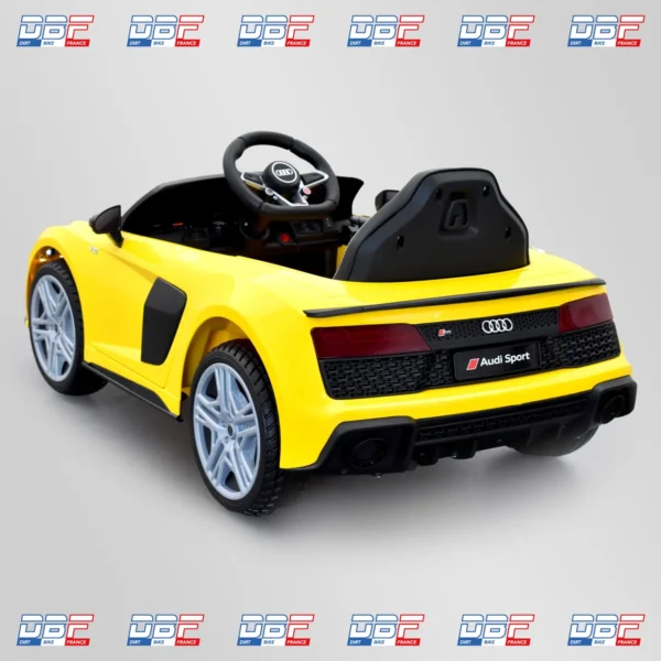 Voiture électrique enfant audi r8 performance 12v Jaune