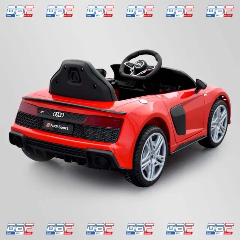 Voiture électrique enfant audi r8 performance 12v Rouge, Dirt Bike France - Photo N°3