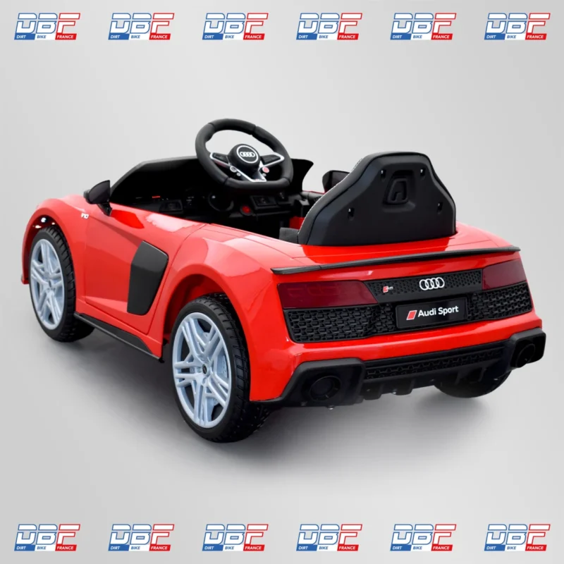 Voiture électrique enfant audi r8 performance 12v Rouge, Dirt Bike France - Photo N°4