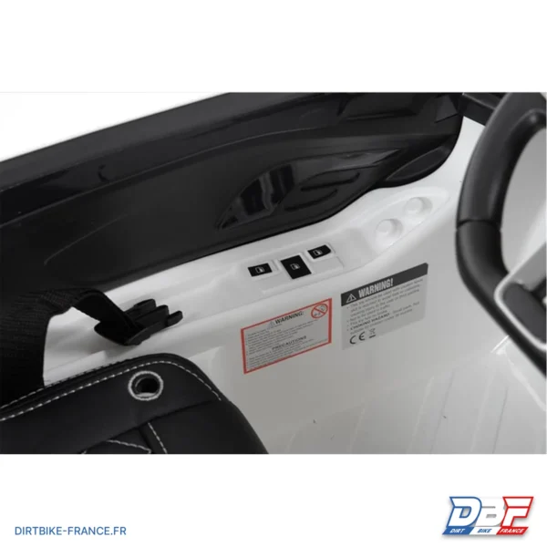 Voiture électrique enfant audi r8 spyder Blanc, photo 9 sur Dirt Bike France