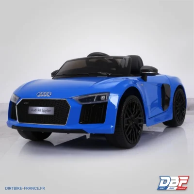 Voiture électrique enfant audi r8 spyder Bleu, photo 2 sur Dirt Bike France