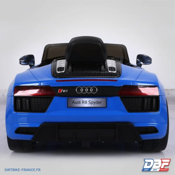 Voiture électrique enfant audi r8 spyder Bleu, photo 4 sur Dirt Bike France