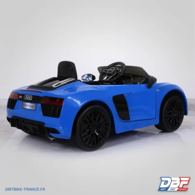 Voiture électrique enfant audi r8 spyder Bleu, photo 5 sur Dirt Bike France