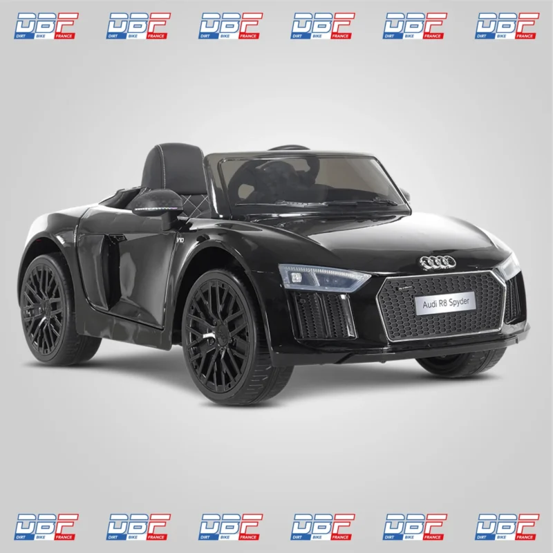 Voiture électrique enfant audi r8 spyder Noir, Dirt Bike France - Photo N°1