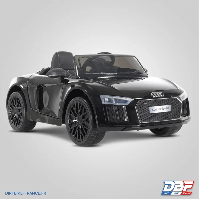 Voiture électrique enfant audi r8 spyder Noir, Dirt Bike France - Photo N°1