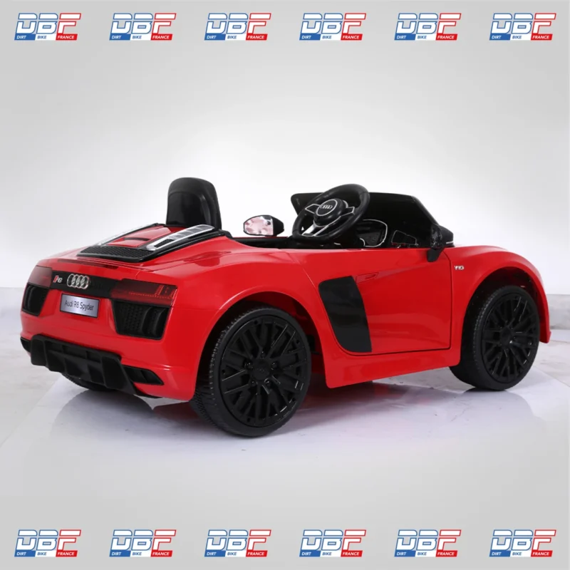 Voiture électrique enfant audi r8 spyder Rouge, Dirt Bike France - Photo N°5