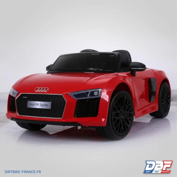 Voiture électrique enfant audi r8 spyder Rouge, photo 2 sur Dirt Bike France