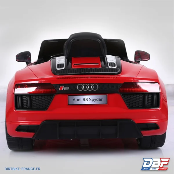 Voiture électrique enfant audi r8 spyder Rouge, photo 4 sur Dirt Bike France