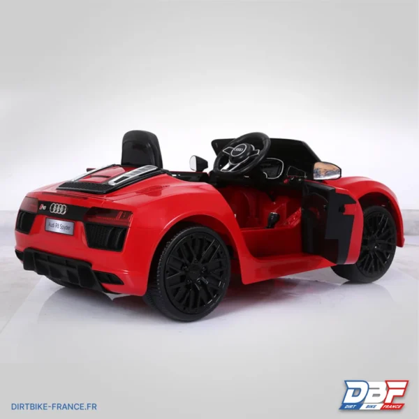 Voiture électrique enfant audi r8 spyder Rouge, photo 6 sur Dirt Bike France