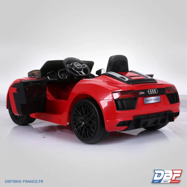 Voiture électrique enfant audi r8 spyder Rouge, photo 8 sur Dirt Bike France