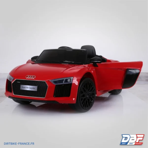 Voiture électrique enfant audi r8 spyder Rouge, photo 9 sur Dirt Bike France