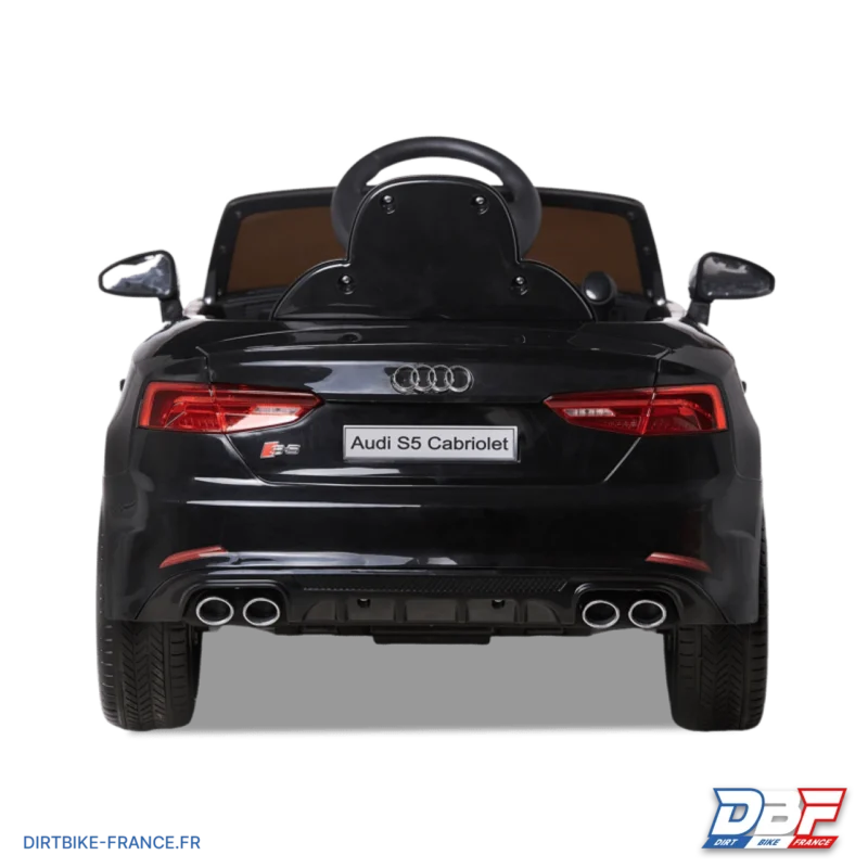 Voiture électrique enfant audi s5 coupé tfsi Noir, Dirt Bike France - Photo N°3
