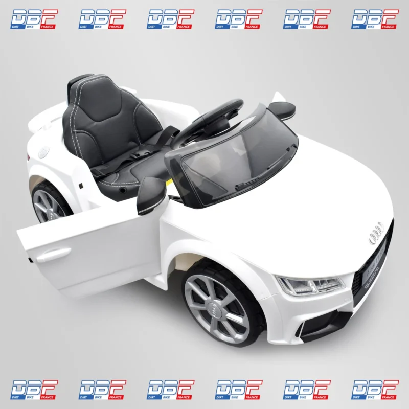 Voiture électrique enfant audi tt rs Blanc, Dirt Bike France - Photo N°8