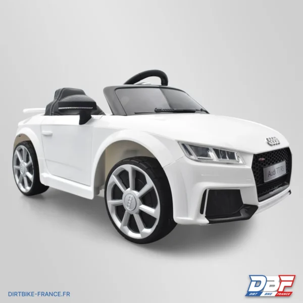 Voiture électrique enfant audi tt rs Blanc, photo 1 sur Dirt Bike France