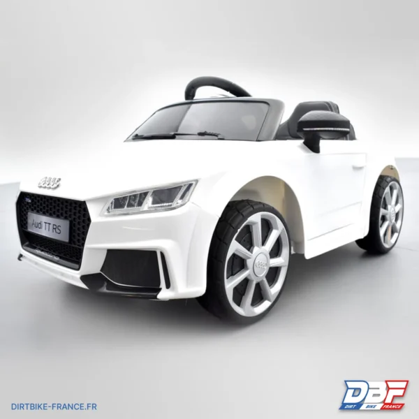 Voiture électrique enfant audi tt rs Blanc, photo 2 sur Dirt Bike France