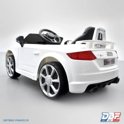 Voiture électrique enfant audi tt rs Blanc, photo 6 sur Dirt Bike France