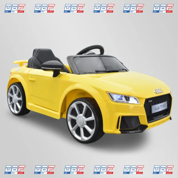 Voiture électrique enfant audi tt rs Jaune Dirt Bike France