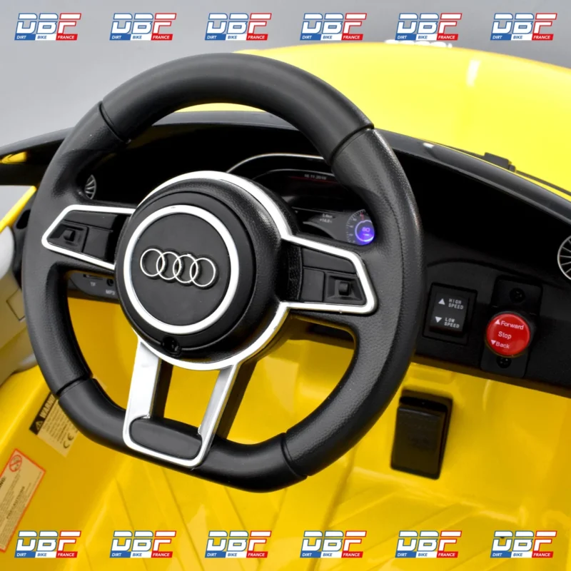 Voiture électrique enfant audi tt rs Jaune, Dirt Bike France - Photo N°15