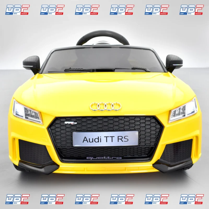 Voiture électrique enfant audi tt rs Jaune, Dirt Bike France - Photo N°5