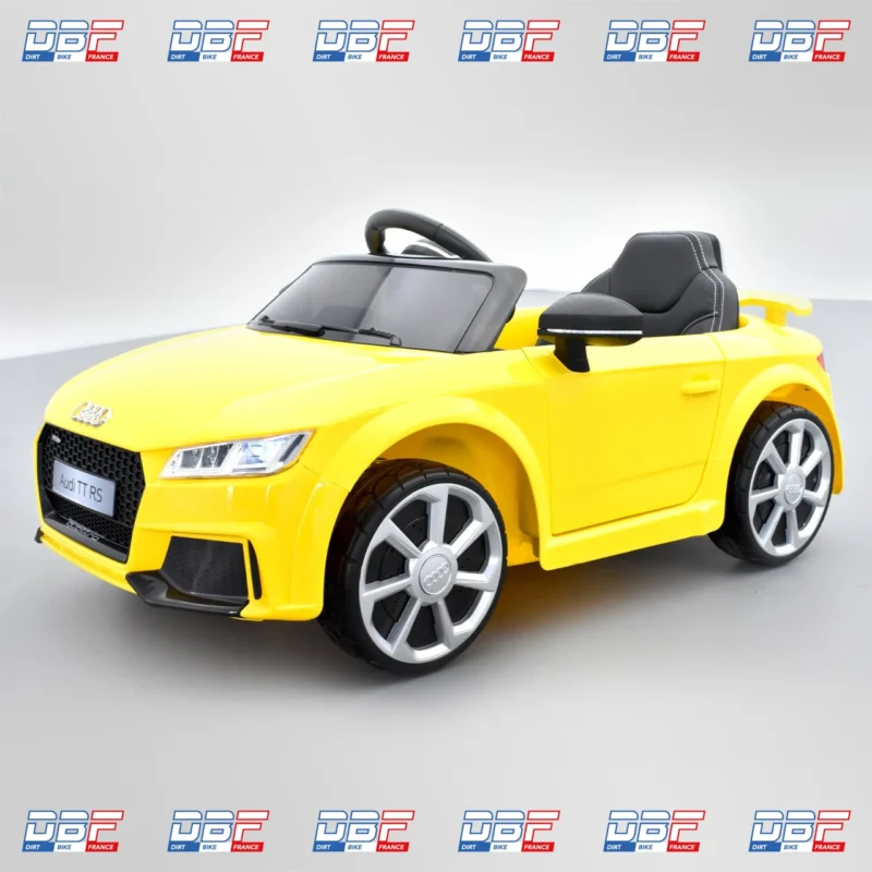 Voiture électrique enfant audi tt rs Jaune, Dirt Bike France - Photo N°6