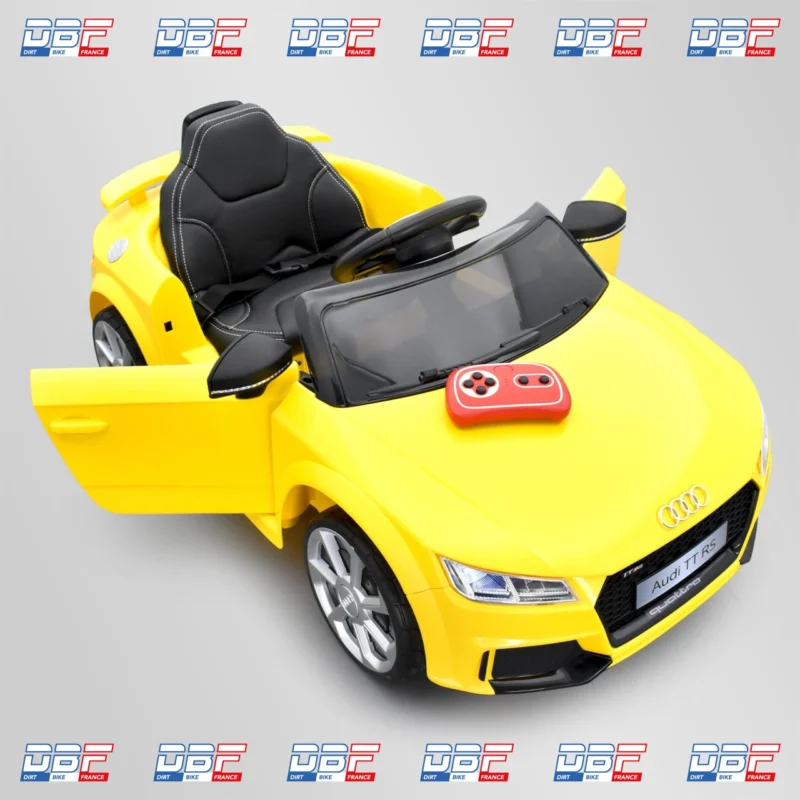 Voiture électrique enfant audi tt rs Jaune, Dirt Bike France - Photo N°8