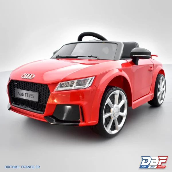Voiture électrique enfant audi tt rs Rouge, photo 2 sur Dirt Bike France