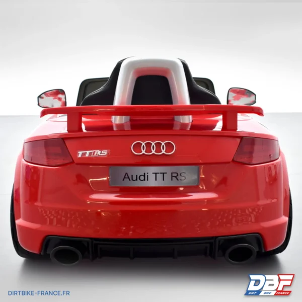 Voiture électrique enfant audi tt rs Rouge, photo 7 sur Dirt Bike France